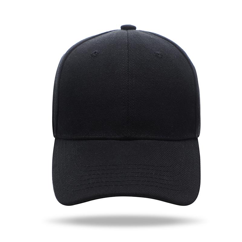 Custom Blank Embroidery 6-Panel Hat Casual Green Baseball Caps 53-62CM чёрный