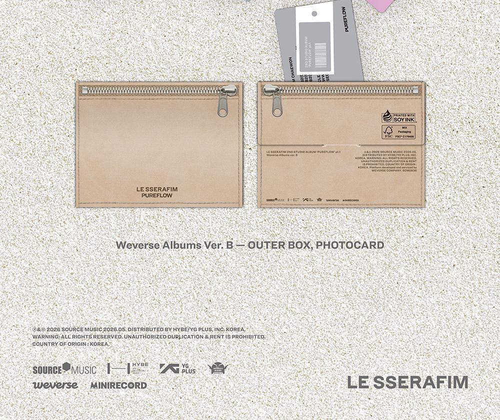 LE SSERAFIM [PUREFLOW] pt.1 2nd Studio Album (Weverse Albums ver.)