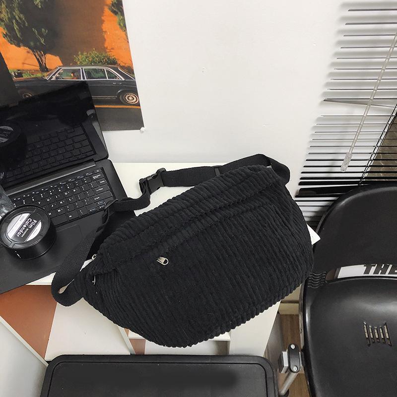 

Spring New Crossbody Bag Men s and Women s Large Capacity Portable Casual Light Versatile Shoulder Bag Breast Bag чёрный