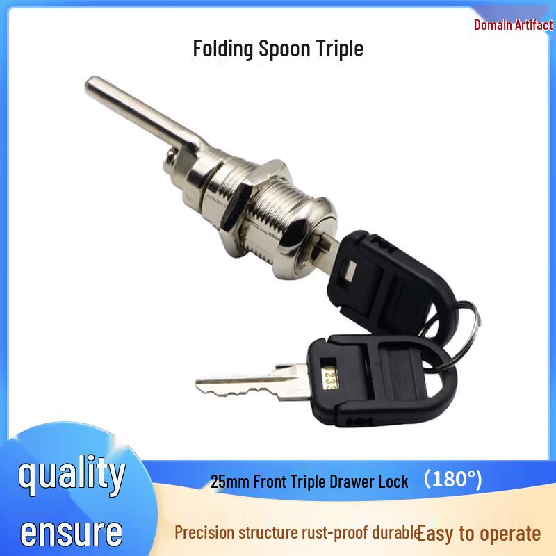 Yugongpin File Cabinet Linkage Lock with Folding Key