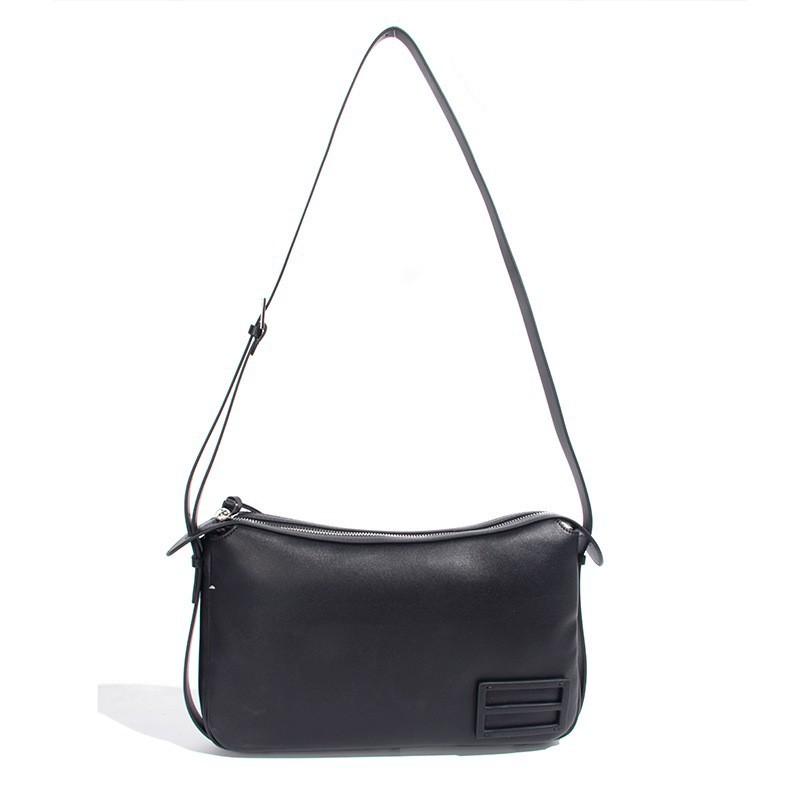 Korean Niche Design FDI Simple Shoulder Bag Leather Women s Cross-body High-end Underarm Supplied Directly By Manufacturer 35x21x5cm