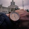 BOBO BIRD Mens Wooden Watch Analog Quartz Date Week Display Lightweight (Brown)