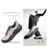 Li Ning Outdoor CF Trail Легкие Амортизирующие Нескользящие Низкие Походные Ботинки Мужские походные ботинки Овсяно-серый Холодно-черный AHTW011-6