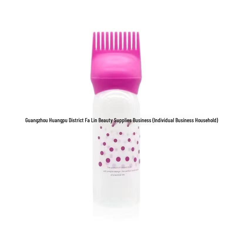 Hair Dye Applicator Bottle with Comb for Coloring and Shampooing