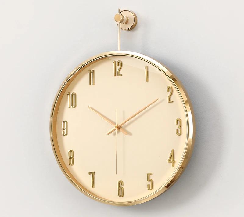 Modern Simple Interior Wall Clock Fashion Creative Interior Clock Light Luxury Silent Bedrooms Horloge Murale Home Decoration