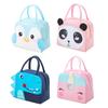 3D Cute Cartoon Lunch Box Bag for Students - Insulated Thermal Food Carrier, Portable Handheld Meal Tote with Keep Warm Pocket