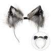 Plush Electric Animal Ear Headband Rechargeable Detachable Fox Ear Lolita Comic Show Prop Cat Ear Cosplay Accessories Halloween