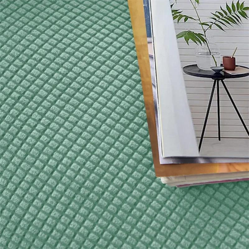 Polar Fleece Duckbill Chair Cover Solid Color Big Stretch Seat Case for Home Decor Dining Kitchen Dust-proof Chairs Covers