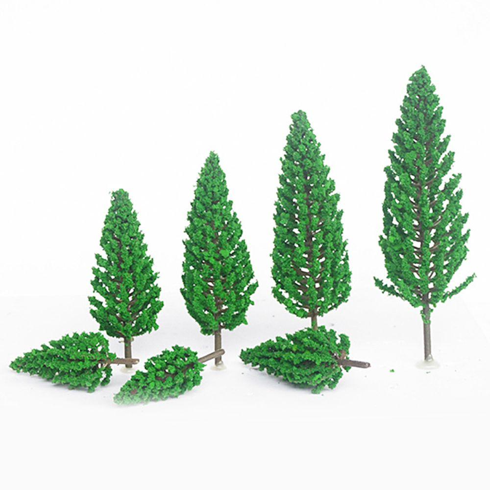 Garden Railroad Decoration Miniature Pine Tree Scene Model Micro Landscape Artificial Greenery