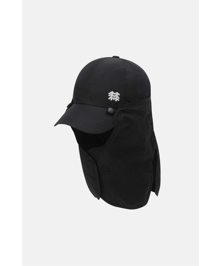 Koolongseupocheu Unisex Mesh Lightweight Sahara Cap Qerex26173Blk