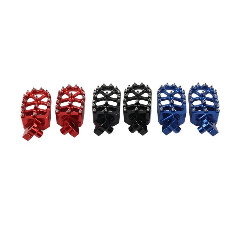 Aluminum Alloy Front Foot Pegs Yamaha WR250R WR25X Dirt Bike Off-Road Motorcycle Replacement Pedals