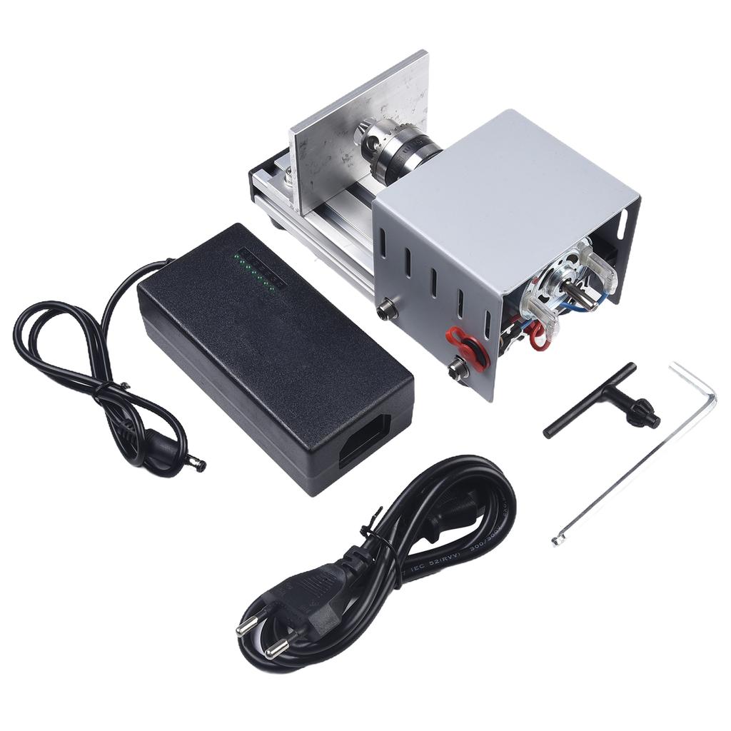 None Lathe Beads Machine Lathe Beads Machine 110V-220V 5000-10000 Rpm Dustproof Glass Cover With 7 Levels Of Power Adapter