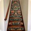 15Pcs PVC Plastic Self-Adhesive Stairs Stickers Waterproof Backsplash Tile Decals Rectangle Coffee 1000x180mm