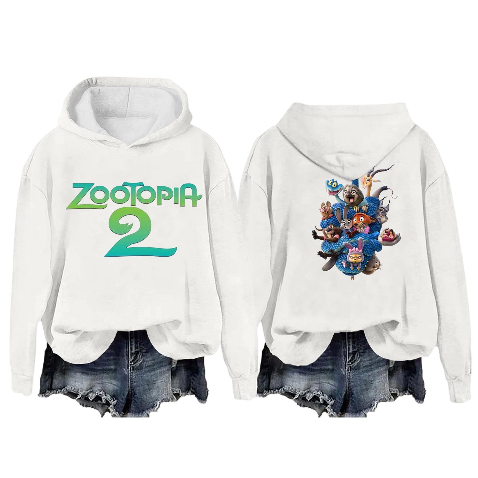 

Женская повседневная толстовка с длинными рукавами и принтом XL белый