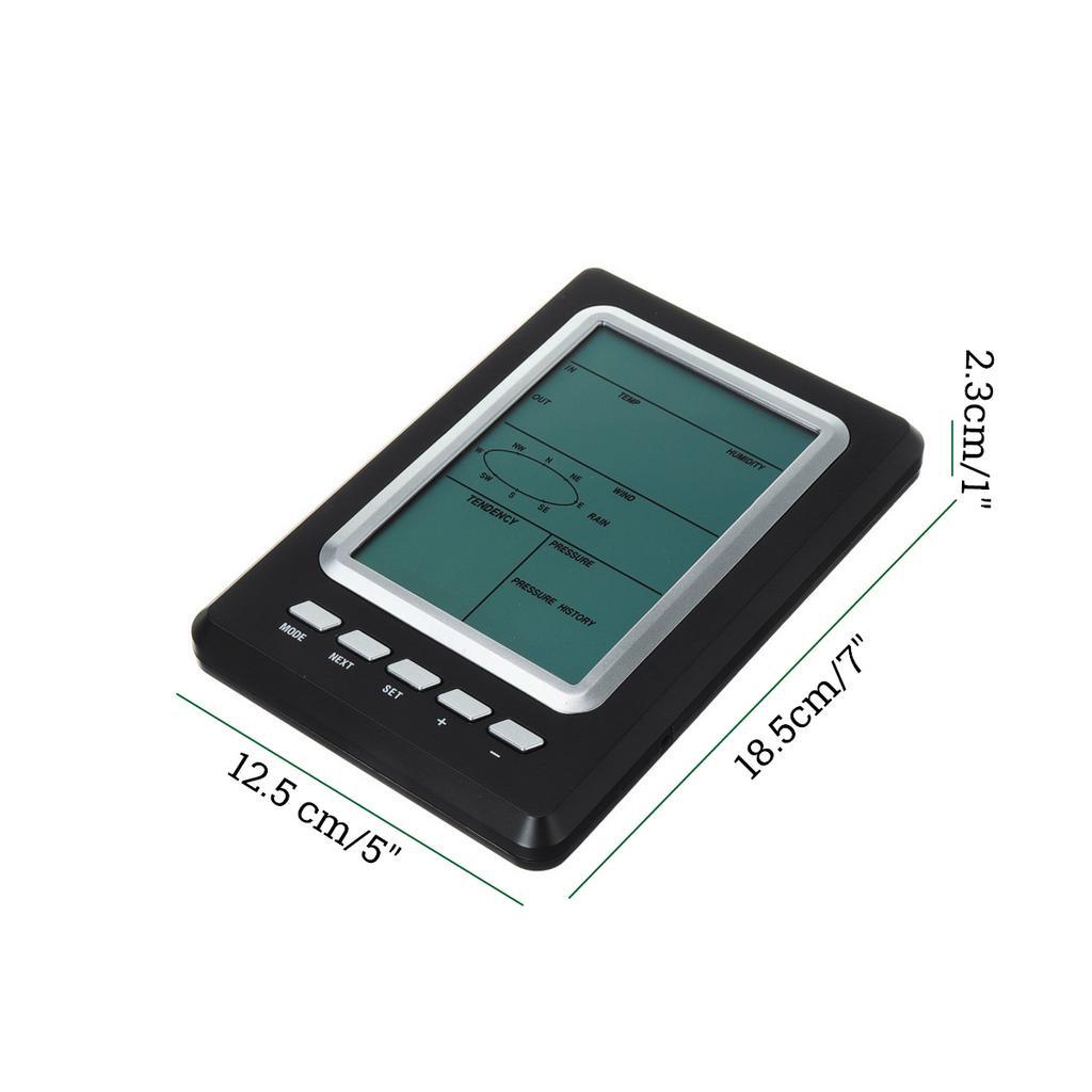 New ABS 433MHZ LCD Temperature Humidity Wireless Wind Speed Direction Weather Station