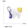 Enamel Teeth Pin for Women Unisex Rhinestone Cartoon Tooth Brooch Event Party Backpack Decoration Clothes Accessories