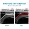 Real Soft Carbon Fiber For Toyota Camry XV70 2018      2024 LHD RHD Car Passenger trument Panel Sticker