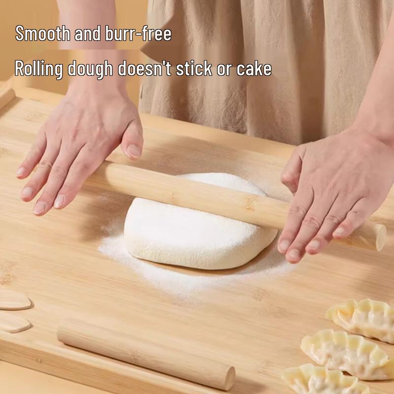 MEIJINJIA Beech Wood Rolling Pin