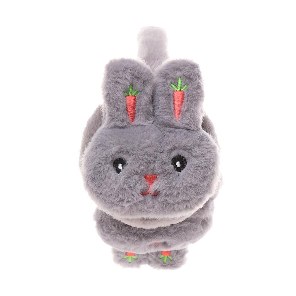 

Carrot Lovely Cartoon Comfortable Soft Thicken Ear Protection Warm Earmuffs Rabbit Ear Warmers сірий