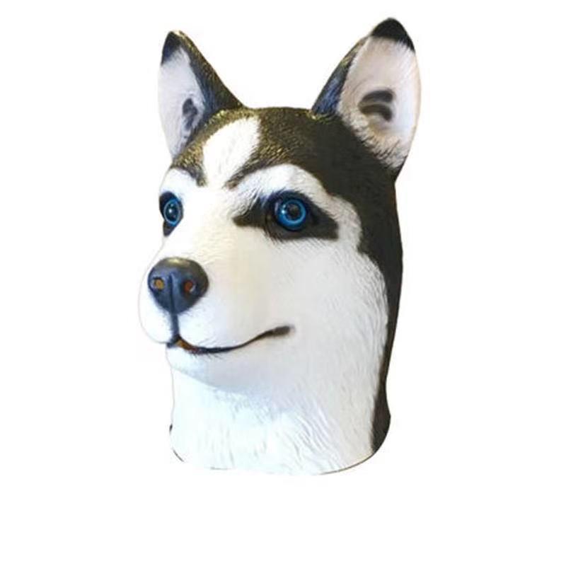 Mentale Verschmutzung Doge Maske: Dämonische Akita Inu Party Kopfbedeckung