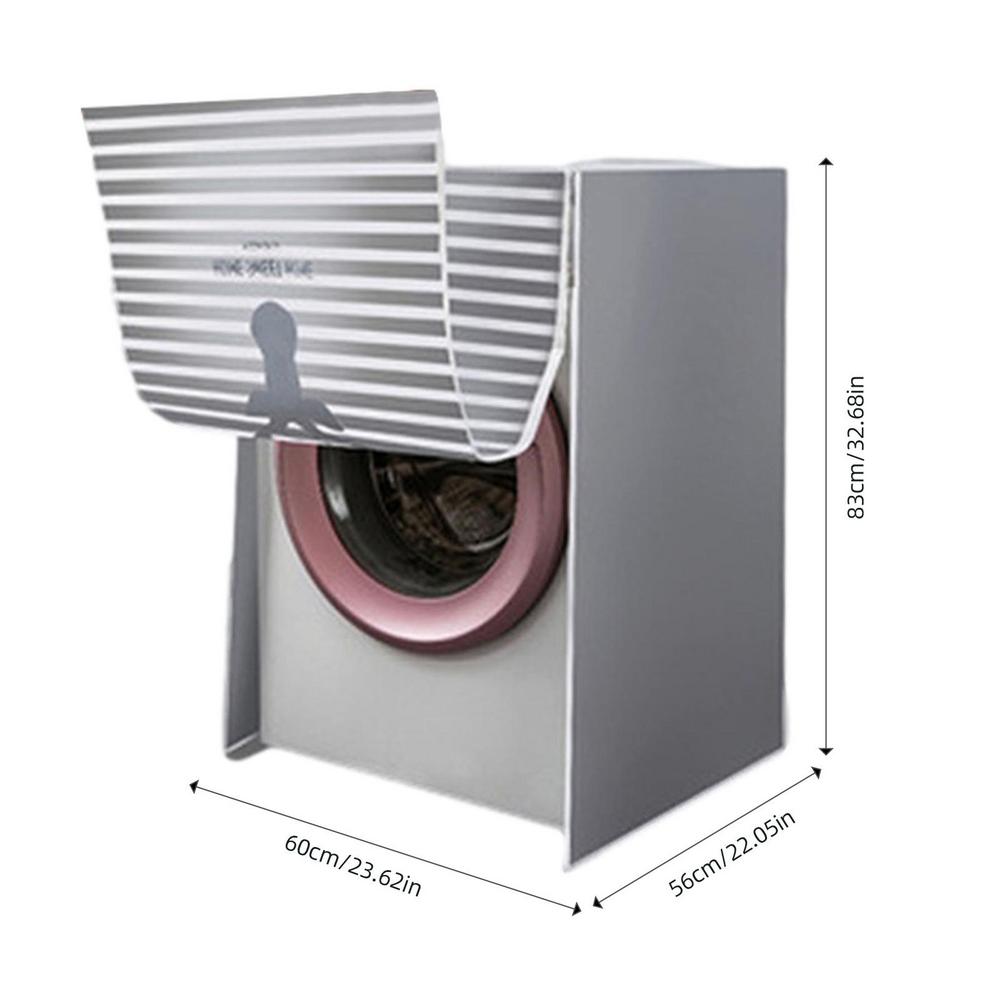 Washing Machine Cover Waterproof Sunscreen Protector Dryer Case Box Drum Washing Machine Protective Cover Universal Dust Cover