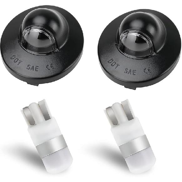 Bestview License Plate Light, Rear Bumper Tag Lamp Housing Assembly Replacement Compatible With Fo-Rd F150 F250 F350 Super Duty Ranger Explorer чёрный