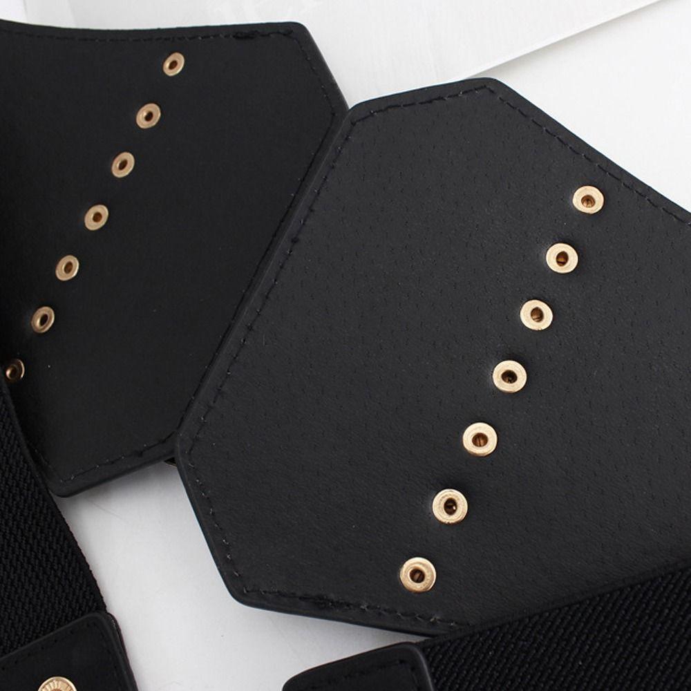 Leather Wide Side Dress Decoration Waist Belts Korean Waist Strap Coat Decoration Women Waistband