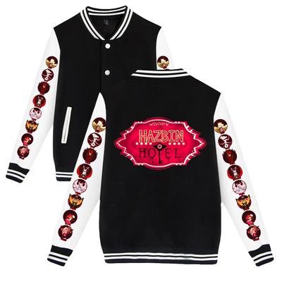 YENI Gelenler Unisex Moda Hazbin Otel Baskılı Beyzbol Kazak Kadın Erkek Açık Spor Ceketler