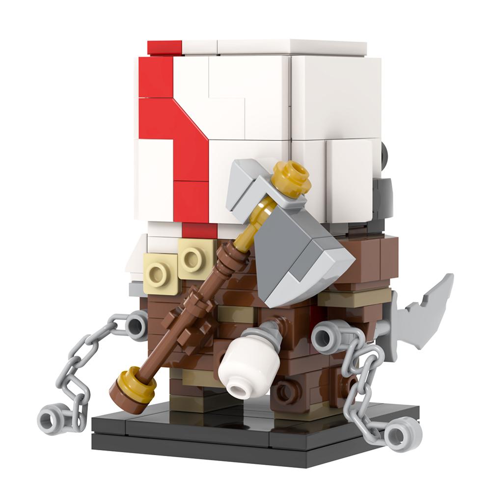 God Of War Kratos 189Pcs MOC Bricks Game Brickheadzed Set Figure Model Building Blocks Kids Toys For Children Gift