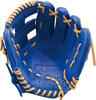 ZETT Guante de Béisbol Softball para Jóvenes Hero de Campo Azul Marino x Marrón Pastel BJGB76525F, Todo Terreno, Lanzamiento con la Mano Izquierda, (2532), Talla Pequeña,