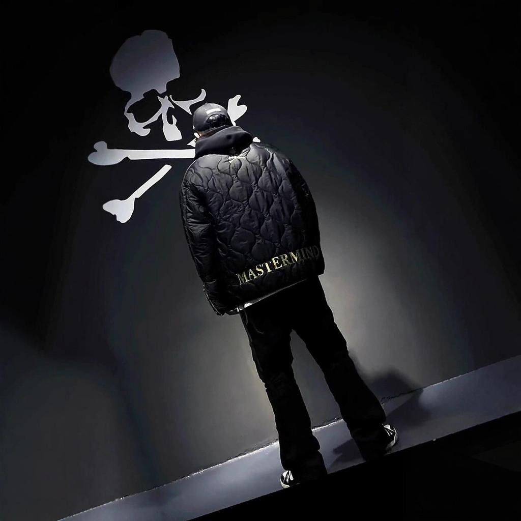 Skull Embroidery Baseball Collar Cotton Jacket - MMJ American Trendy Brand Outerwear