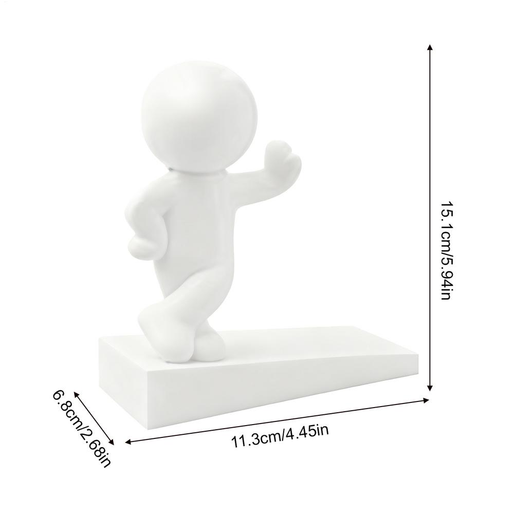 Decorative Door Stop Scratch-Proof Anti-Slip Doorstop Wedge Door Stopper Wedge For Home Office Floor Bedroom Living Room