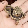Copper Wheel of Destiny Fortunes Backflow Incense Burner Waterfall Censer Incense Holder Aromatherapy Furnace Home Decoration