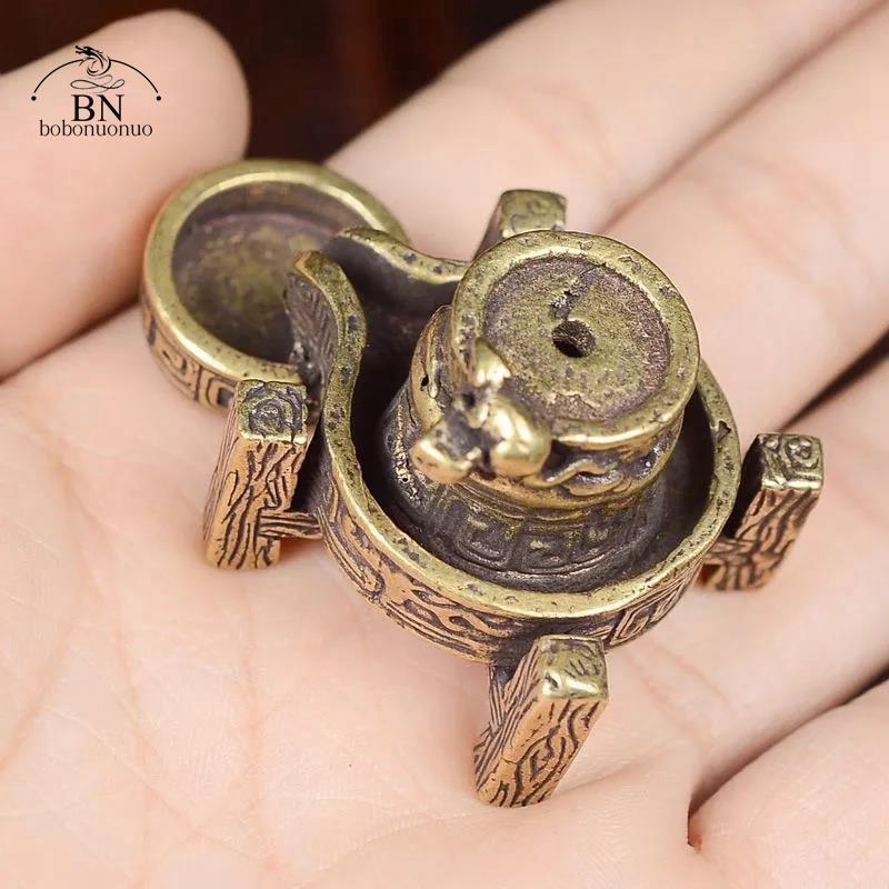 Copper Wheel of Destiny Fortunes Backflow Incense Burner Waterfall Censer Incense Holder Aromatherapy Furnace Home Decoration