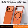 Simple Business Magnetic Carbon Texture Case for iPhone 17 Pro Max 16 Plus Comfortable Grip Shockproof Slim For Magsafe Cover