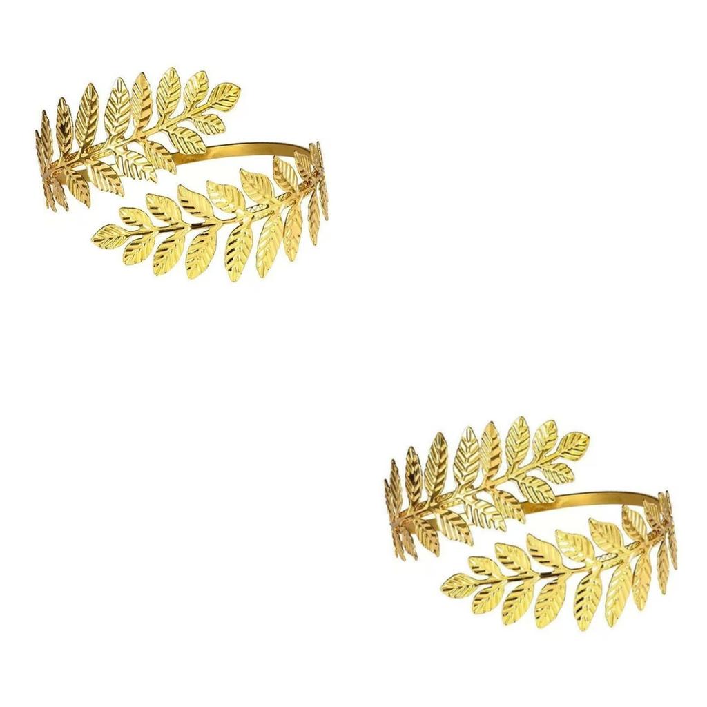 2Pcs Elegant Metal Drapery Holdbacks - Bohemian Leaf Design Curtain Tiebacks for Home Decor