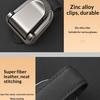 Car Sunglasses Clip for Visor Multi-Function Holder for Glasses Cards Ticket Scratch-Resistant Lining Zinc Alloy Elastic Clamp Car Sun Visor Accessory