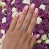 Серебряное кольцо с натуральным топазом 1.95ct, вес изделия 2,59 гр (2171782)