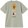 Comfortable Loose Fit Stacked Grapes Graphic Print Crew Neck Short Sleeve T-Shirt Unisex Tops I036902-3RF-XX