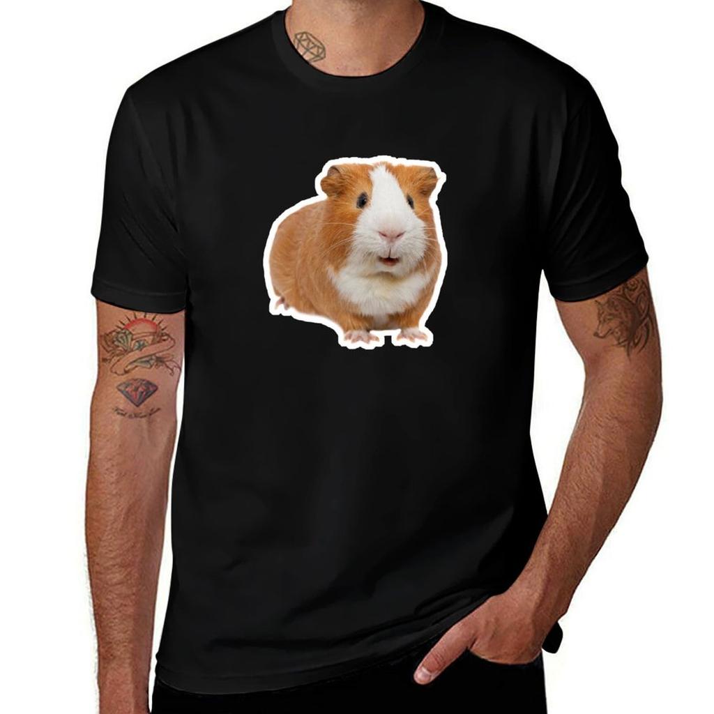 red guinea pig TShirt Work Utility Casual Tee Shirt TShirt