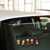 Happy Family Car Sticker Decals Car Body Styling Cartoon Vinyl Decal Funny  Children Play Auto Stickers Decor