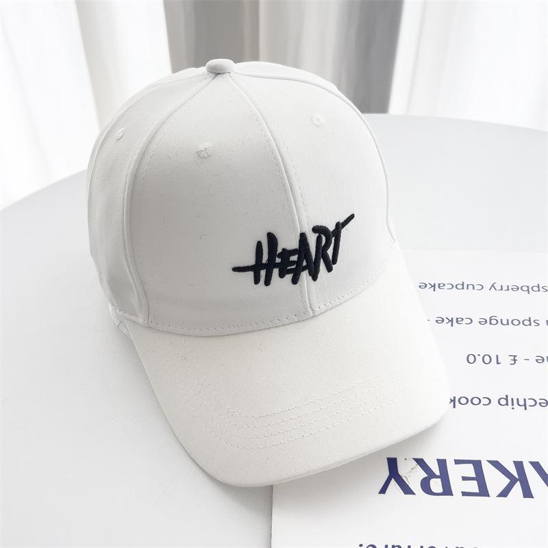 

New American Baseball Cap Men and Women Fashion Sun Hat Showing Face Letters Korean Version Soft Top Embroidered Baseball Cap Hat adjustable