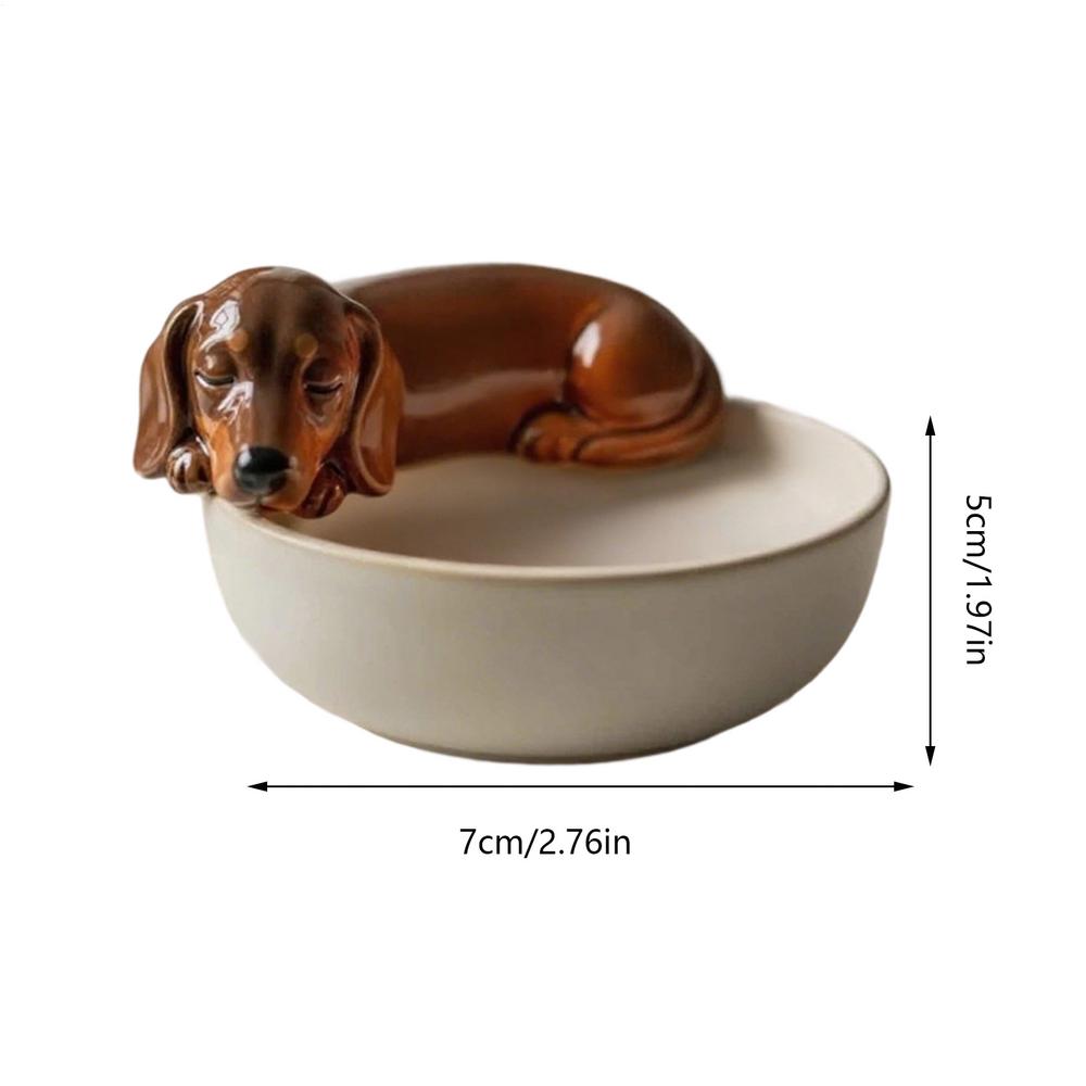 Tea Light Candle Holder Candle Table Holder Dog Design Burner Tray Modern for Fireplace Halloween Thanksgiving Christmas