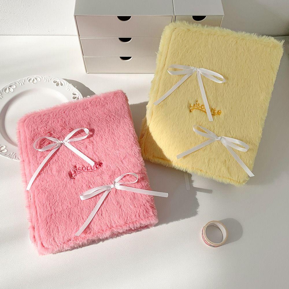 Plush Photo Albums A5 Photo Card Binder Loose-Leaf Girls Star Photo Card Collector