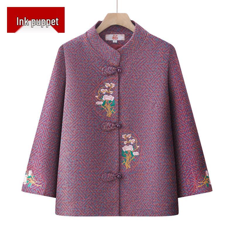 Moou Women's Autumn New Chinese Style Embroidered Jacket