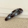 Korean Retro Blue Plaid Fabric Hair Clip - Celebrity Style Side BB Clip for Bangs