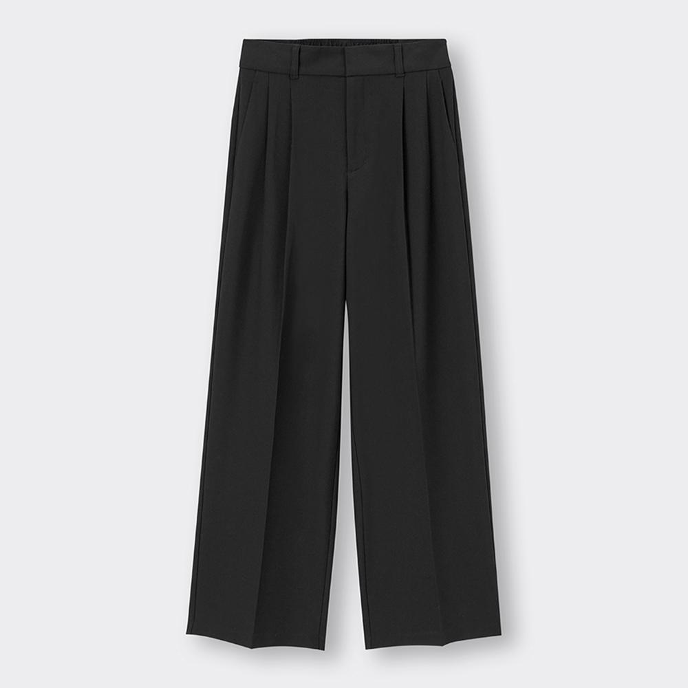 GU by Uniqlo Tuck Wide Pants  Standard Length 70.0 To 74.0 Cm 