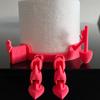Dangling Leg Cartoon Toilet Paper Roll Holder Toilet Paper Dispenser 3D Printing Tissue Stand Bathroom Living Room Decor