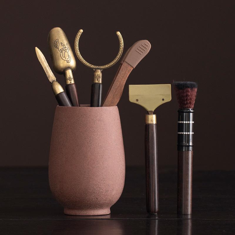 Kung Fu tea set accessories tea set accessories supplies Daquan tea making tools tea leak tea clip tea knife pot pen tea