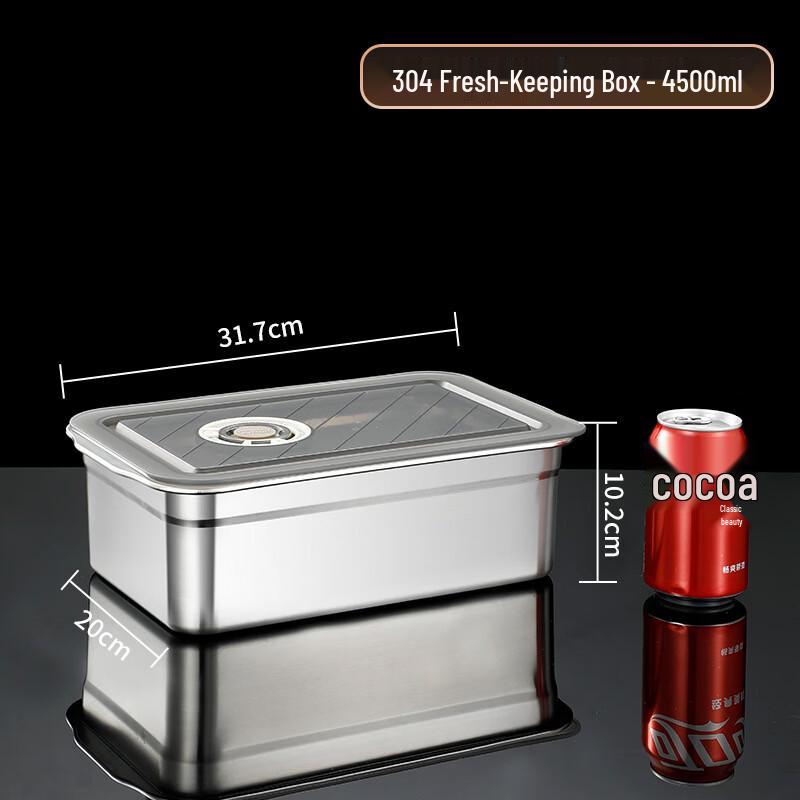 304 Stainless Steel Food Storage Container